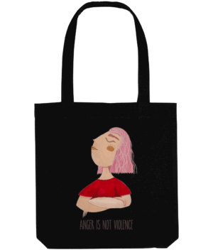 Anger is not Violence Stanley/Stella STAU760 Tote Bag