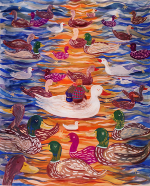 Meet Me By The Duck William Turner | A4 Portrait