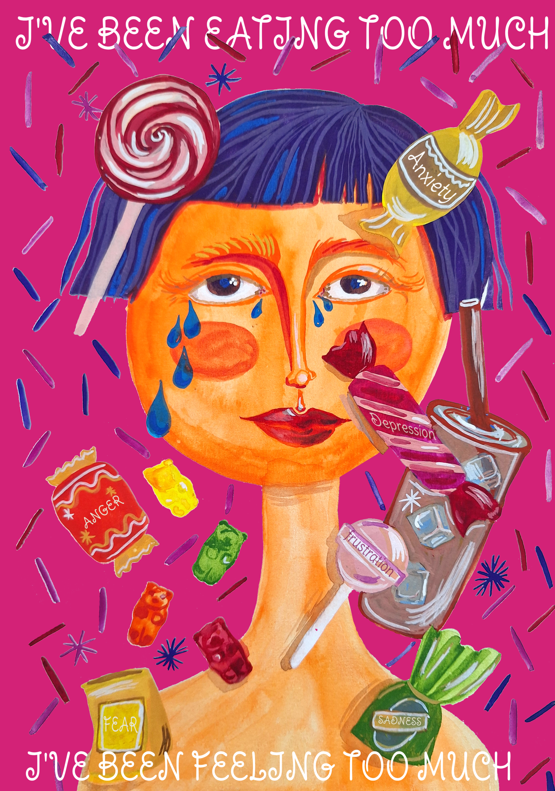 Feeling too much Pink Photo Matt Fibre 200 | A4 Portrait